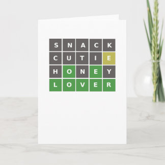 Word Valentijns / Jubileum-kaart Kaart