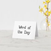 Word van de Dag Podcast Notecards Kaart (Gele Bloem)