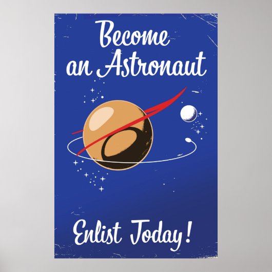 Word vandaag een astronaut enlist! poster (Voorkant)