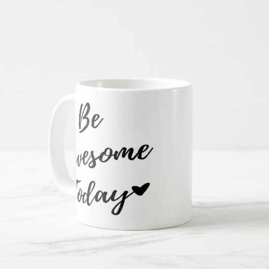 Word vandaag Geweldige <3 Koffiemok (Voorkant links)
