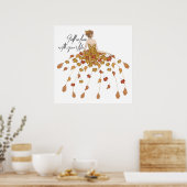 Word verliefd op je leven  poster (Keuken)