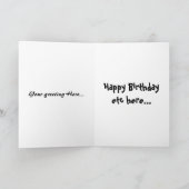 Word Verloren: Het Wenskaart van vaderdag Kaart (Binnen)