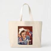 Word verpleegster grote tote bag (Voorkant)