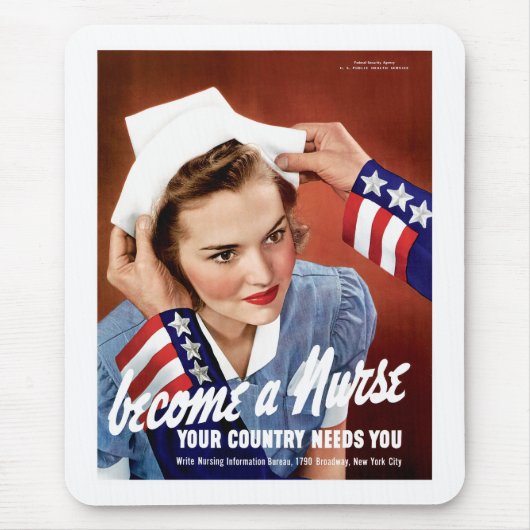 Word verpleegster muismat (Voorkant)