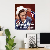 Word verpleegster poster (Thuiskantoor)
