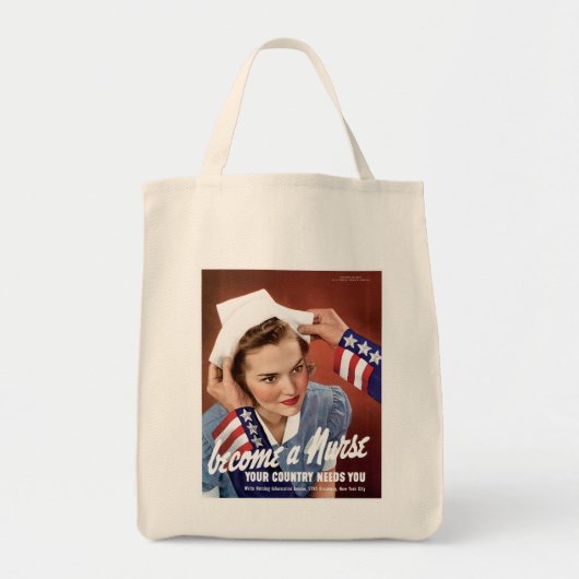 Word verpleegster tote bag (Voorkant)
