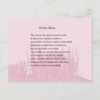 Word voor schrijvers briefkaart