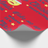 Word wakker als het kerstavond is cadeaupapier (Hoek)