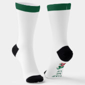 Word wakker als het kerstgenoomsokken zijn sokken (Gebogen)