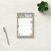 Word wakker en wees Geweldige met Olifant Post-it® Notes (Kantoor)