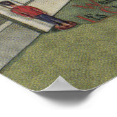 Word wakker, het is Kerstmis - leuke kinderillustr Poster (Hoek)