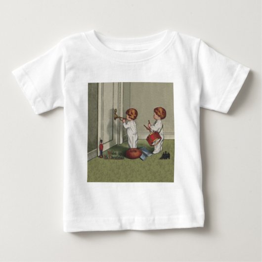 Word wakker het is Kerstmis lief kinderillustratie (Voorkant)
