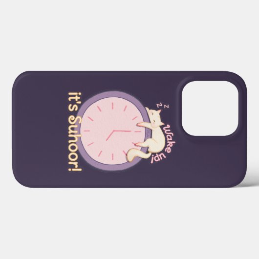 Word wakker! Het is Suhoor! Case-Mate iPhone Case (Achterkant (horizontaal))