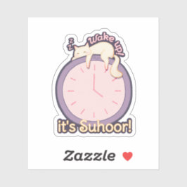 Word wakker! Het is Suhoor! Sticker