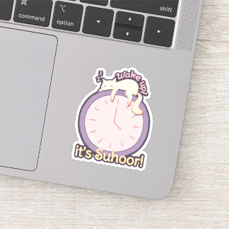 Word wakker! Het is Suhoor! Sticker