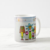 Word wakker in stijl Mok (Voorkant rechts)