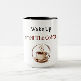 Word Wakker, Koffiegeur Grappige Koffieliefhebber Mok