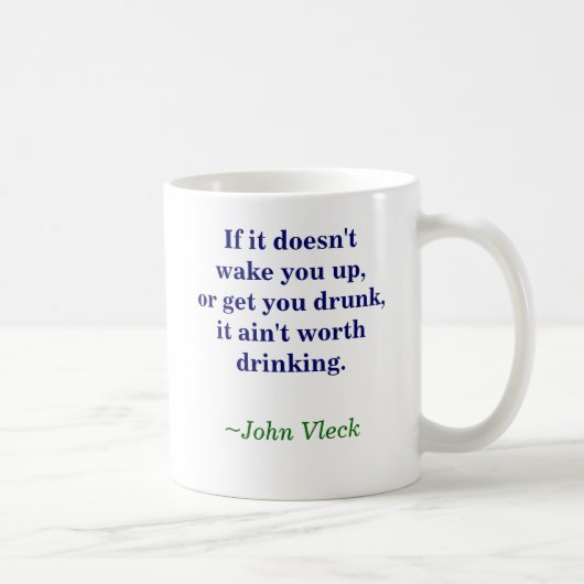 Word wakker, krijg drink koffie mok (Rechts)