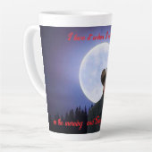 Word wakker latte mok (Linkerhoek)