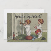 Word wakker met de kerstschattige illustratie van kaart (Voorkant)