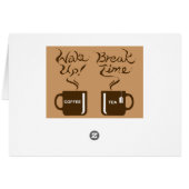 Word wakker! pauze tijd (Achterkant Horizontaal)