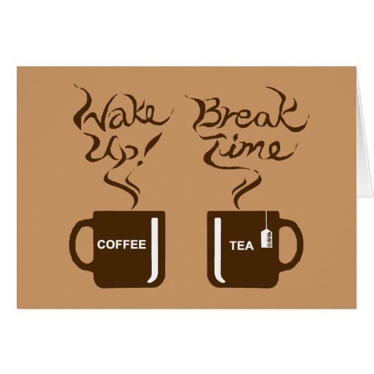 Word wakker! pauze tijd (Voorkant Horizontaal)