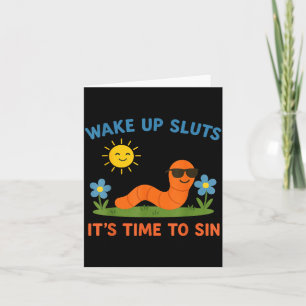 Word wakker S Het is tijd om te zondigen Funny vol Kaart