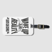 Word wakker van de realiteit bagagelabel (Voorkant (horizontaal))