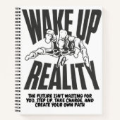 Word wakker van de realiteit notitieboek (Voorkant)