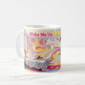 Word wakker voor je gaat Fun Pop Mok (Voorkant links)