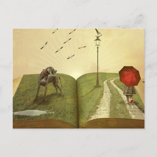 Word Walk - pas me aan! Briefkaart (Voorkant)