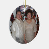 Word White Keramisch Ornament (Rechts)
