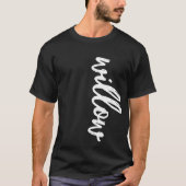 Word Willow van Cool Script | Aangepast T-shirt me (Voorkant)
