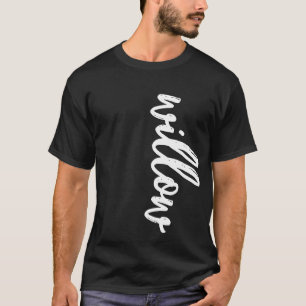 Word Willow van Cool Script   Aangepast T-shirt me