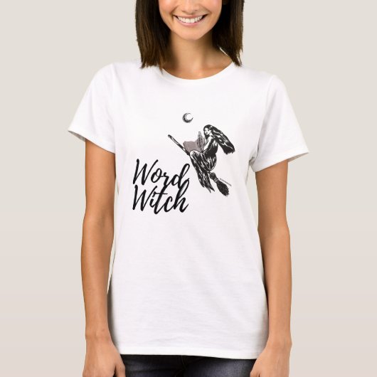 Word Witch T-Shirt - Design 1 (Voorkant)