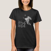 Word Witch T-Shirt - Design 2 (zwart)