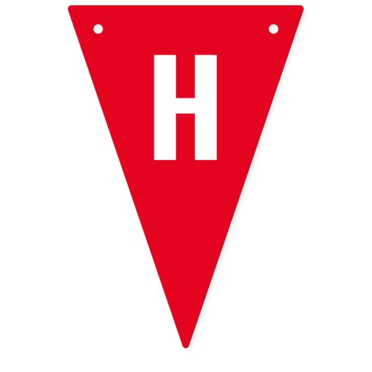 Word World Birthday Flag Banner (Tweede vlag)