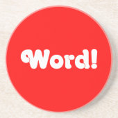 Word! Zandsteen Onderzetter (Voorkant)