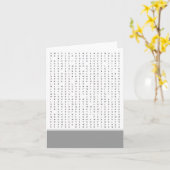 Word Zoeken Puzzel Occasions Kaart (Gele Bloem)