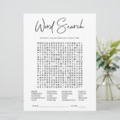 Word Zoeken | VRIJGEZELLENFEEST (Staand voorkant)