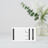 Word Zoekkaart Visitekaartje (Staand voorkant)