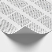 Word Zoekpapier Cadeaupapier (Hoek)