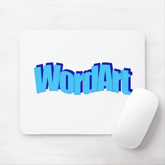 WordArt Mousepad Muismat (Met muis)