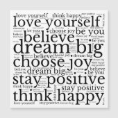 WordArt Pattern Black Text White activeren (Voorkant)