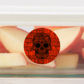 WordArt Skull B Labels (Aangebracht)