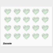 Wordcloud WELCOME Heart Sticker (Vel)