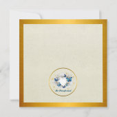 Worden getransformeerd Quote hart en blauwe vlinde Kaart (Achterkant)