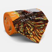 Worden geworteld in zijn liefde stropdas (Opgerold)