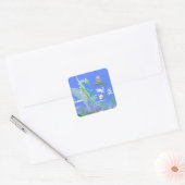 worden meegevoerd vierkante sticker (Envelop)