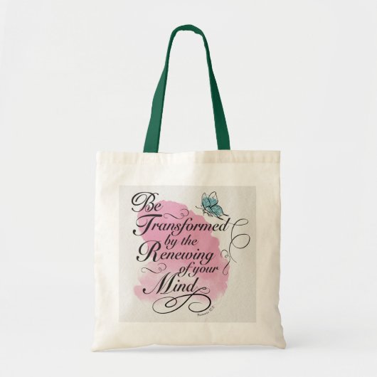 worden omgevormd en vernieuwd - Romeinen 12 : 2 Tote Bag (Voorkant)